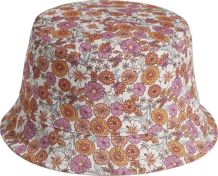 Immagine prodotto Vertbaudet Cappello da sole reversibile per bambina, fiori (128, 140)