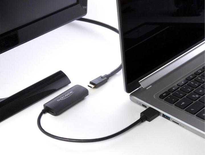 Actual product image Delock Adapter HDMI-A male to USB Type-C™ female (DP Alt Mode) 8K (HDMI, 16.50 cm)