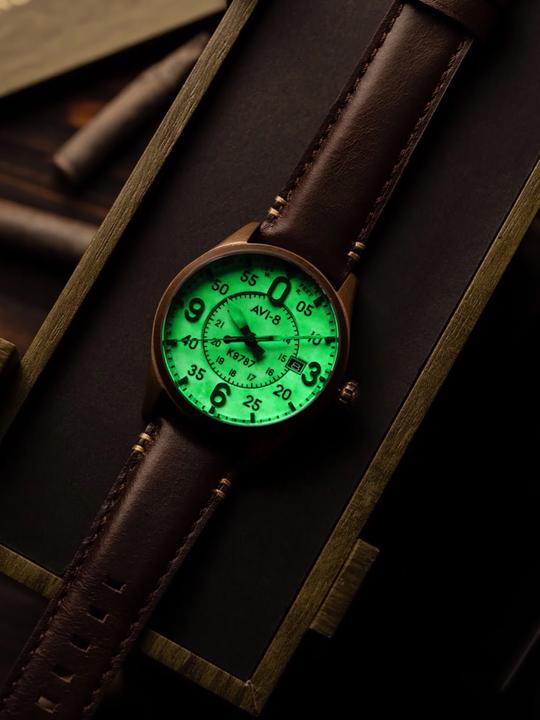 Actual product image AVI-8 AV-4090-07 (Pilot watch)