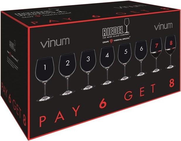 Produktbild Riedel Vinum Kauf 8 Zahl 6 Cabernet Sauvignon/Merlot, 61cl, 8er Se (61 cl)