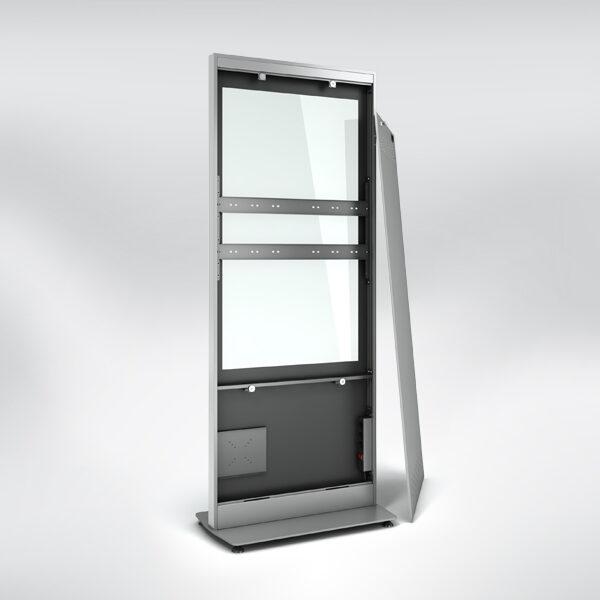 Produktbild DSS Indoor Stele Portrait, 55" Bildschirm, 4mm Glas