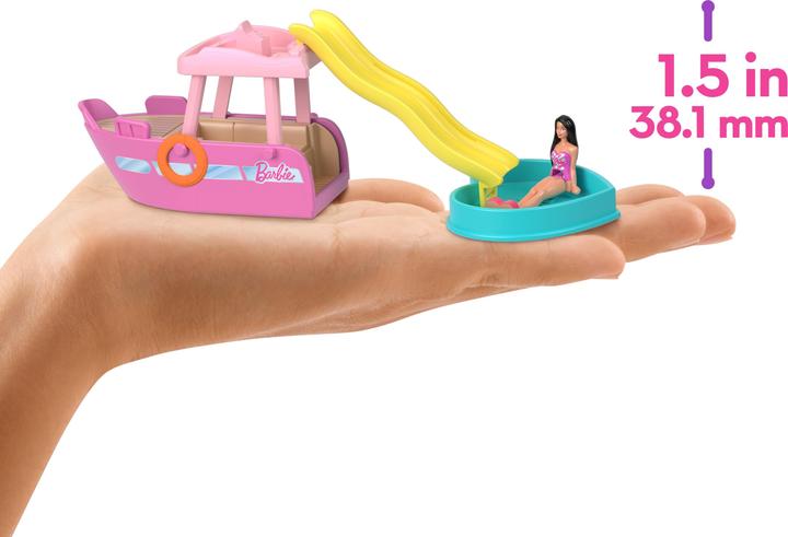 Actual product image Barbie Mini BarbieLand Dreamboat with doll