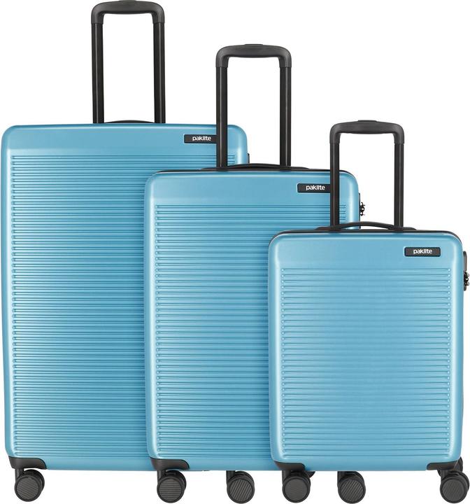 Paklite Sienna 4 Rollen Kofferset 3-teilig (205 l, XL (ab 115l))
