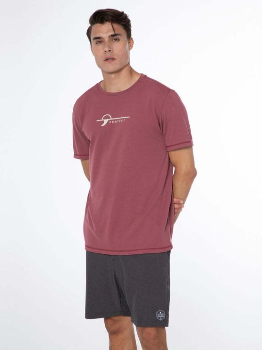 Immagine prodotto Protest Rashguard da uomo a maniche corte PRTLEGUNDI Roan Rougebordeaux S (S)