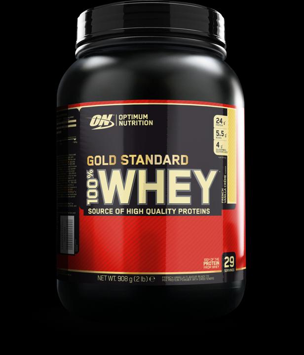 Actual product image Optimum Nutrition 100% Whey Gold Standard (French Vanilla Cream, 1 pcs., 908 g)