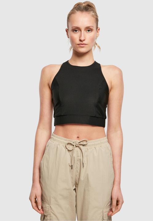 Produktbild Urban Classics Ladies Cropped Shiny Rib Top (M)