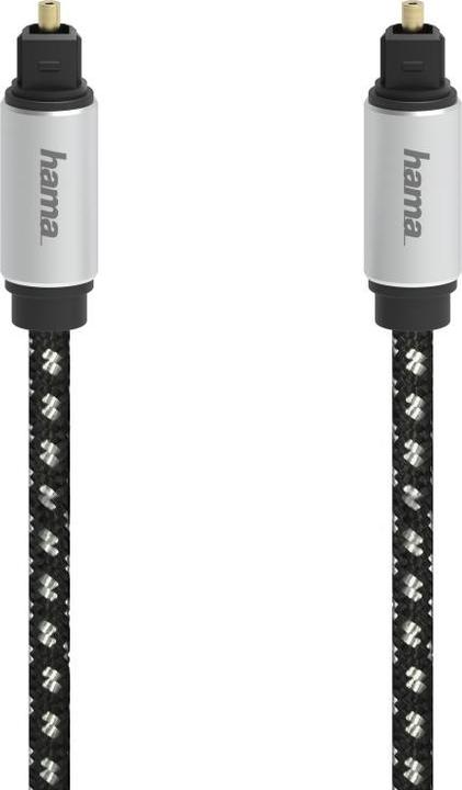 Produktbild Hama Audio-Lichtleiter-Kabel, ODT-Stecker (Toslink), Metall, 3,0 m (3 m, TOSLINK)