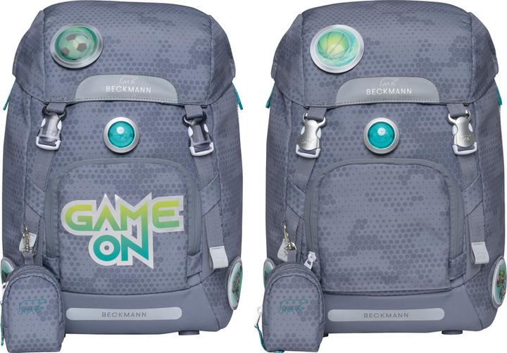Beckmann Schulrucksack Classic mit Wendetasche (22 l)