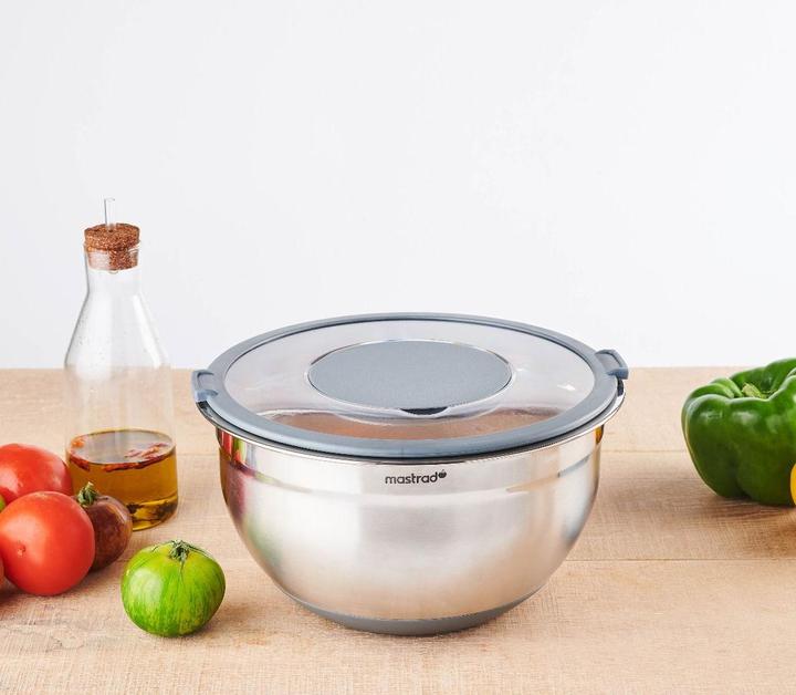Produktbild Mastrad Rührschüssel mit Spritzschutzdeckel (20 cm, 3 l, 1 x)