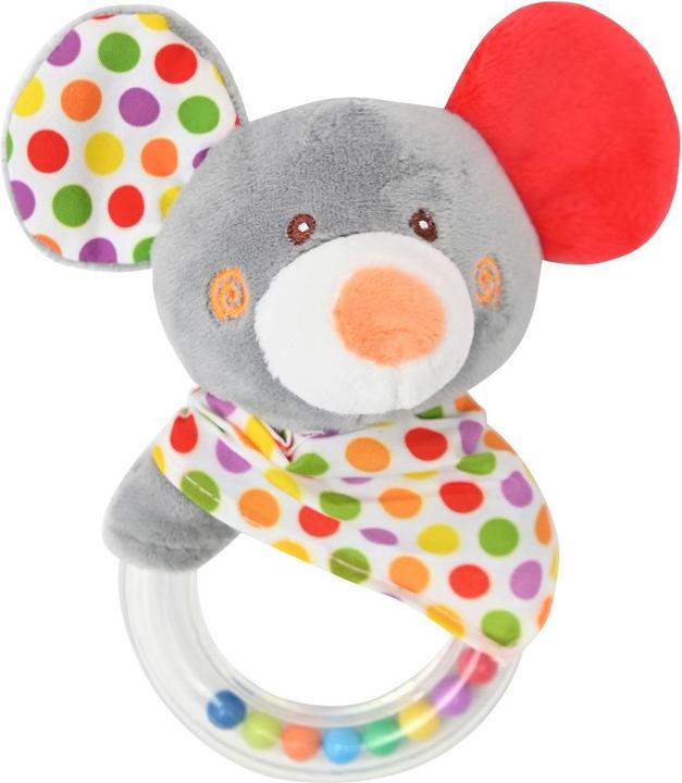 Actual product image Lorelli Baby soft toy rattle ring 13 cm
