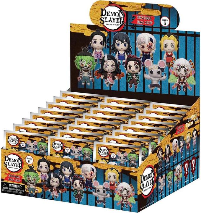 Produktbild Monogram Int. Demon Slayer: Kimetsu no Yaiba 3D PVC-Taschenanhänger Series 6 Display (24)