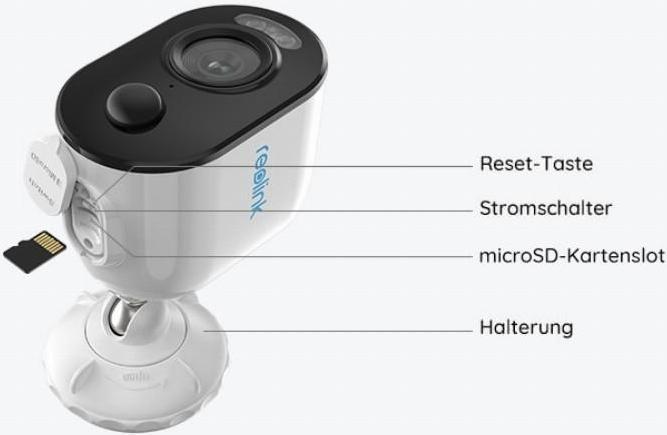Produktbild Reolink Argus 3 inkl. 64 GB Mikro-SD-Karte Kabellose Outdoor Überwachungskamera (1080p Full HD, WLAN (1920 x 1080 Pixels)