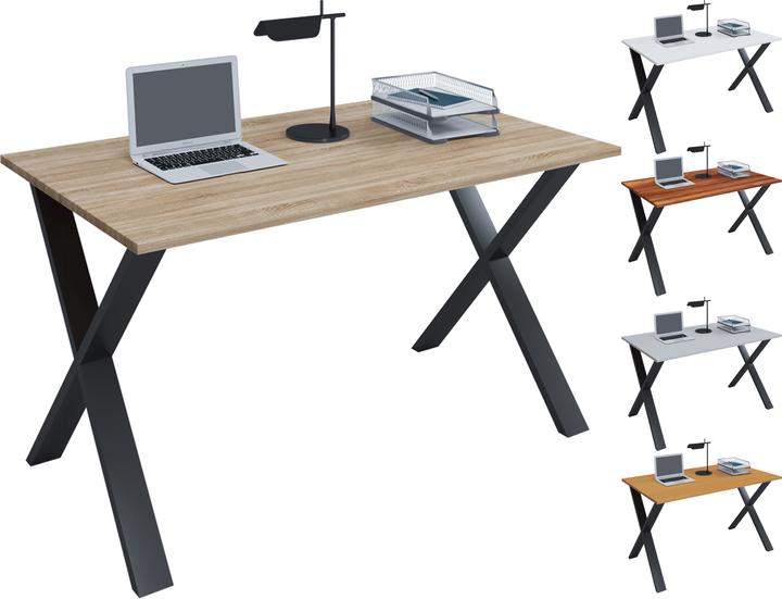 Produktbild VCM Premium Büromöbel Schreibtisch Lona X Silber (80 x 50 x 76 cm)