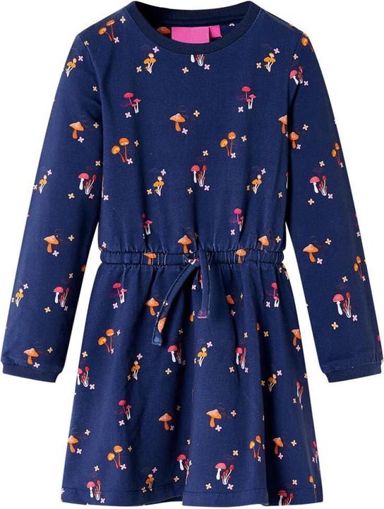 VidaXL Kinderkleid Marineblau 140,Material: 92 % Baumwolle. 8 (140)