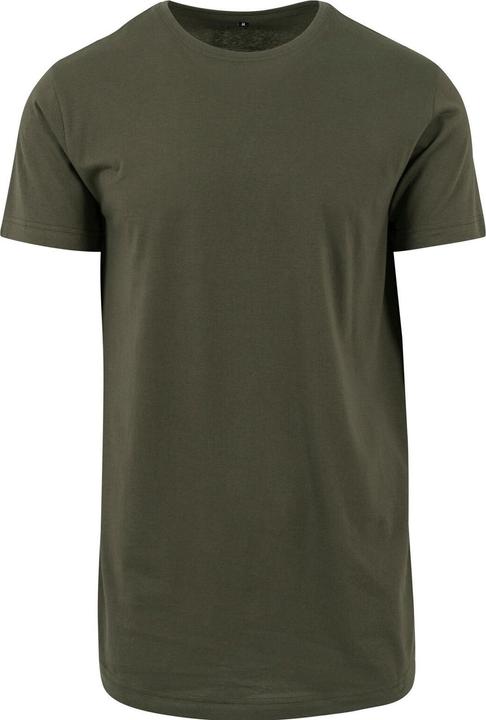 Build Your Brand Shaped Long Kurzarm TShirt