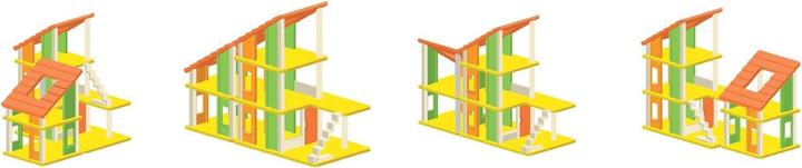 Produktbild Plantoys Chalet Puppenhaus mit Möbel