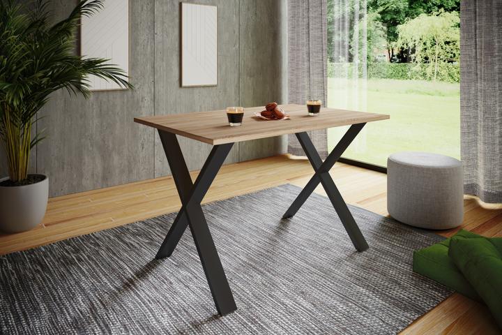 Image du produit VCM Table de salle à manger premium Table de salle à manger en bois "Xona X (110 x 80 x 76 cm)