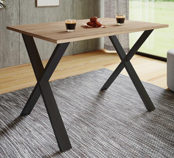Image du produit VCM Table de salle à manger premium Table de salle à manger en bois "Xona X (110 x 80 x 76 cm)
