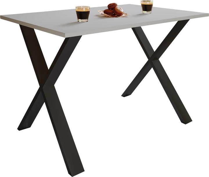 Actual product image VCM Premium dining room table wooden table dining table "Xona X" (76 x 140 x 80 cm)