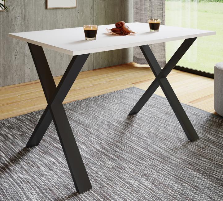Image du produit VCM Table de salle à manger premium Table de salle à manger en bois "Xona X (110 x 50 x 76 cm)