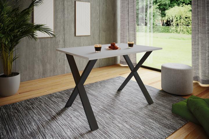Actual product image VCM Premium dining room table wooden table dining table "Xona X" (76 x 140 x 80 cm)