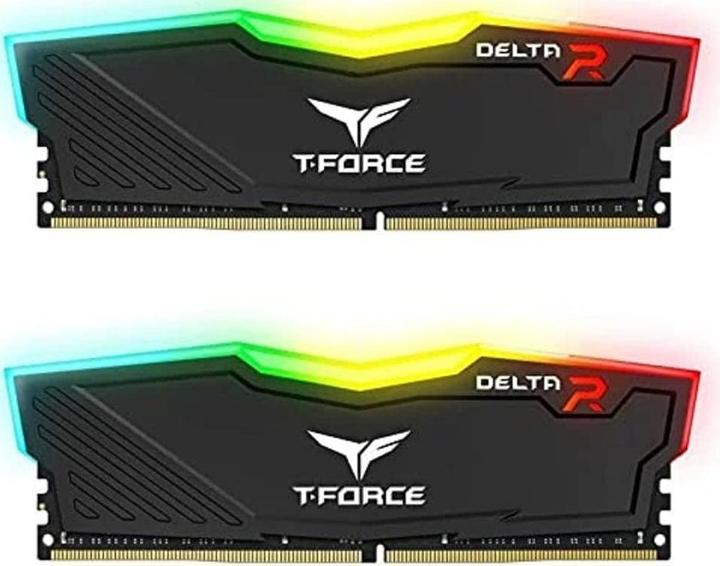 Immagine prodotto Team Group Atmintis T-Force Delta RGB, DDR4, 16 GB, 3200 MHz, CL16 (TF3D416G3200HC16FDC01) (2 x 8GB, 3200 MHz, DDR4-RAM, DIMM)