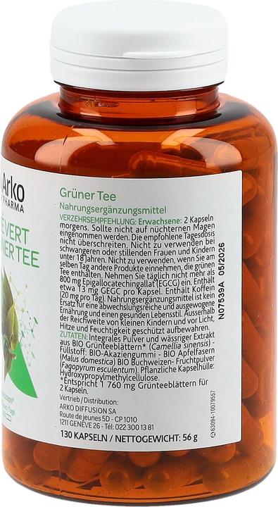 Produktbild Arkopharma Grüntee (130 Stück, Kapseln, 102 g)
