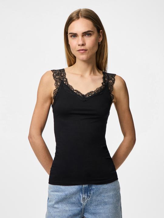 Actual product image Pieces Pcbarbera Lace Top Noos Bc (XS)
