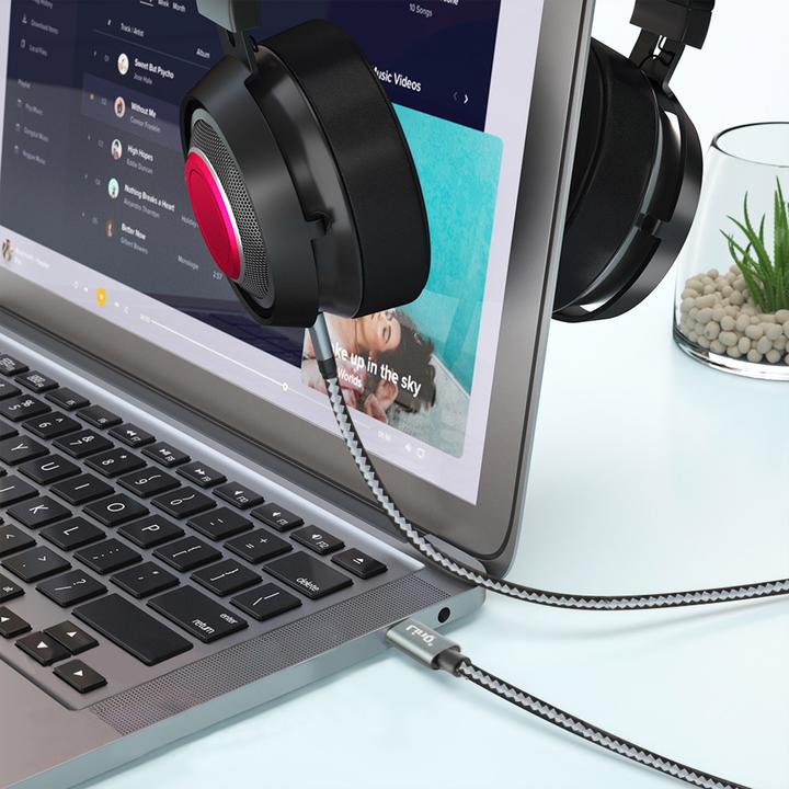 Image du produit LinQ Câble USB-C / prise jack 4 pôles (1.50 m, Jack 3,5 mm (AUX))