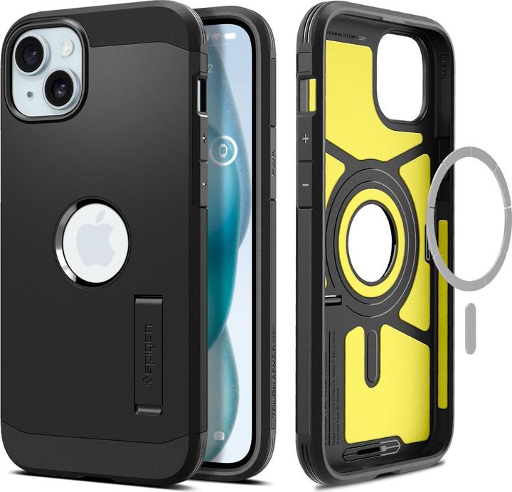 Produktbild Spigen Tough Armor Mag Magsafe Iphone 15 Schwarz (Apple iPhone 15)