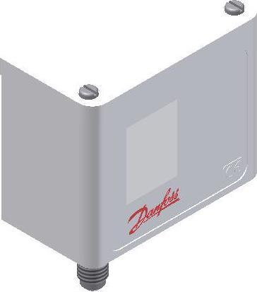 Image du produit Danfoss KP7W - Pressostat, 4-10 bar, Auto, Flare, 1/4", IP44