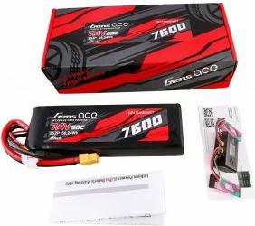 Image du produit Gens Ace G-Tech 7600mAh 7.4V 60C 2S2P Batterie Lipo PC mat Batterie (7.40 V, 7600 mAh)