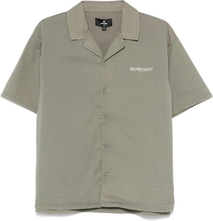 Represent Script Camp Collar Shirt