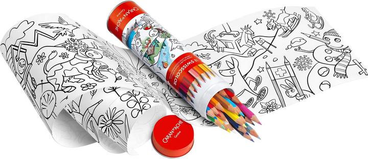 Immagine prodotto Caran d'Ache Swisscolor Metalldose Farbstifte (Multicolore, 18 x)