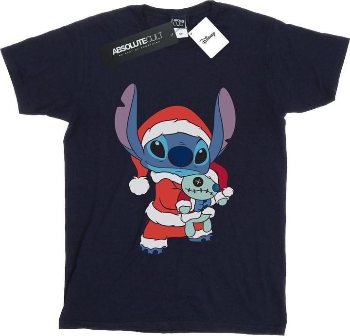 Disney Lilo And Stitch Stitch Christmas TShirt (XL)