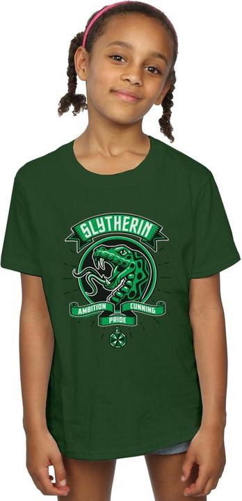 Immagine prodotto Slytherin Toon Crest Maglietta Ragazze (140, 146)