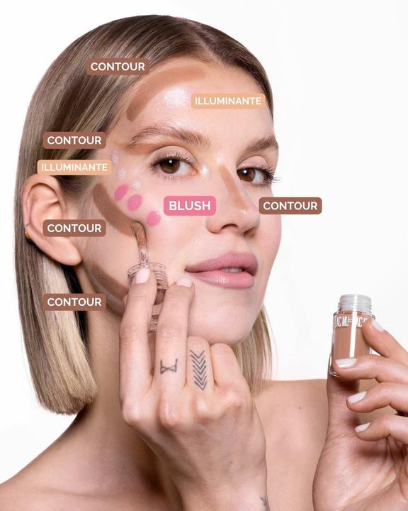 Actual product image Mulac User02 15 - Matt Liquid Blush All Over (15 - Rose)
