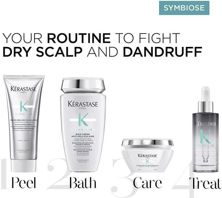 Immagine prodotto Kérastase Symbiose Bain Crème Anti-Pelliculaire (250 ml, Shampoo liquido)