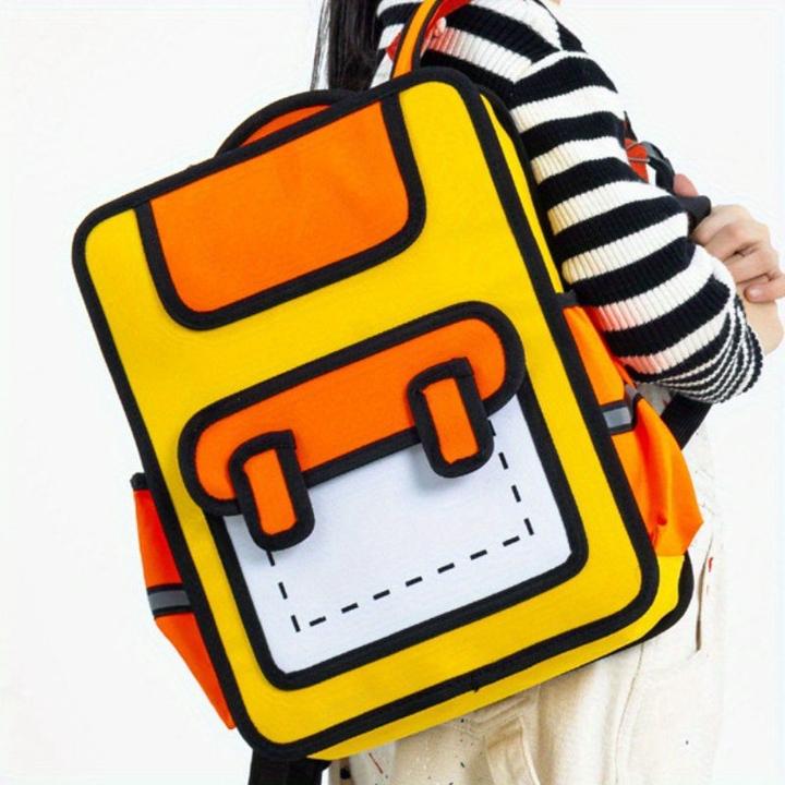 Produktbild Only-Bags.Store Neue niedliche Cartoon Anime Rucksack, einzigartige Schulranzen für Studenten