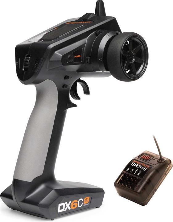 Actual product image RC ANLAGE CAR DX6C 6CH DSMR SMART mit SR315 Receiver EmpfÃ¤nger