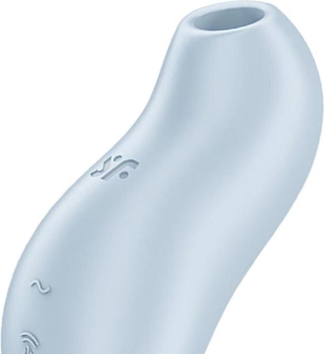 Actual product image Satisfyer Pocket Pro 1 Clitoris Stimulator Light Blue