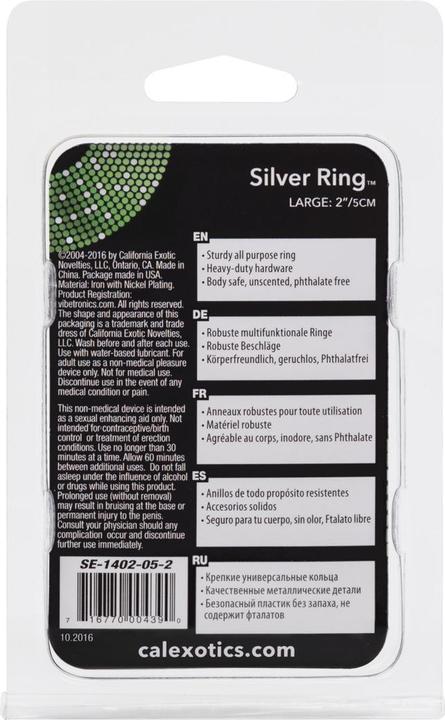 Produktbild CalExotics Silver Ring - Large (6.35 cm)