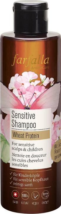 Actual product image Farfalla Sensitive Shampoo Flasche 200 ml (200 ml, Liquid shampoo)
