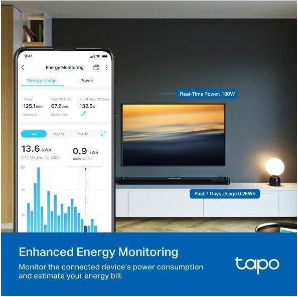 Produktbild TP-Link TAPO P100M(EU) - Mini-Smart-Wi-Fi-Steckdose