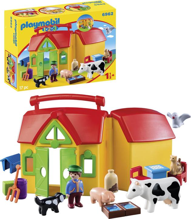 Produktbild Playmobil Mein Mitnehm-Bauernhof (6962, Playmobil 1.2.3)