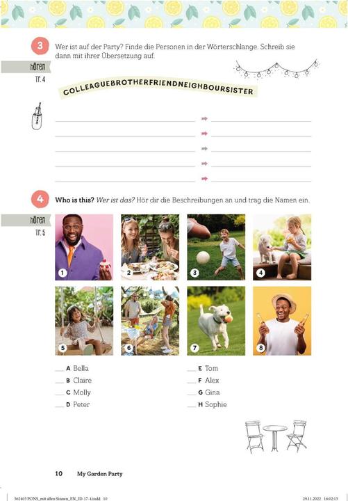 Produktbild Englisch mit allen Sinnen (Deutsch, Englisch, Karin, LeBescont, 2023)