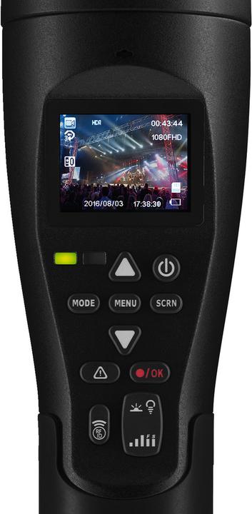 Actual product image Monacor Flashlight with recorder (28.30 cm)