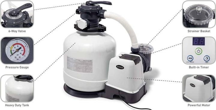 Immagine prodotto Intex Pompa filtro a sabbia Krystal Clear