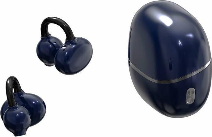 Actual product image Ldnio OWS T09 in-ear headphones (dark blue) (6 h, Cable)