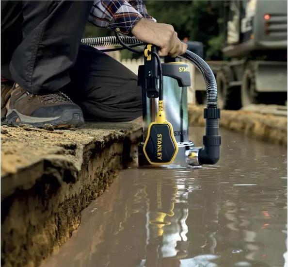 Produktbild Portable Power & Garden Tools - TAUCHPUMPE - EDELSTAHL - KLARWASSER - 750 W (Klarwasserpumpe)